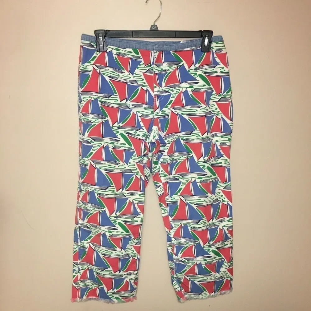 Tommy Hilfiger cropped nautical pants size 12